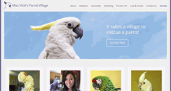 Desktop Screenshot of parrotvillage.org